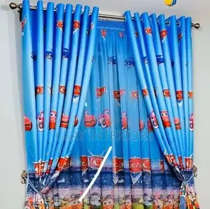 Cartoon Themed Beautiful Curtains for Kids Rooms