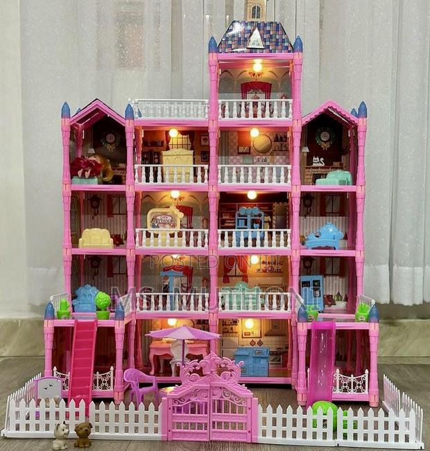 4-Story Dream Castle Dollhouse - main view