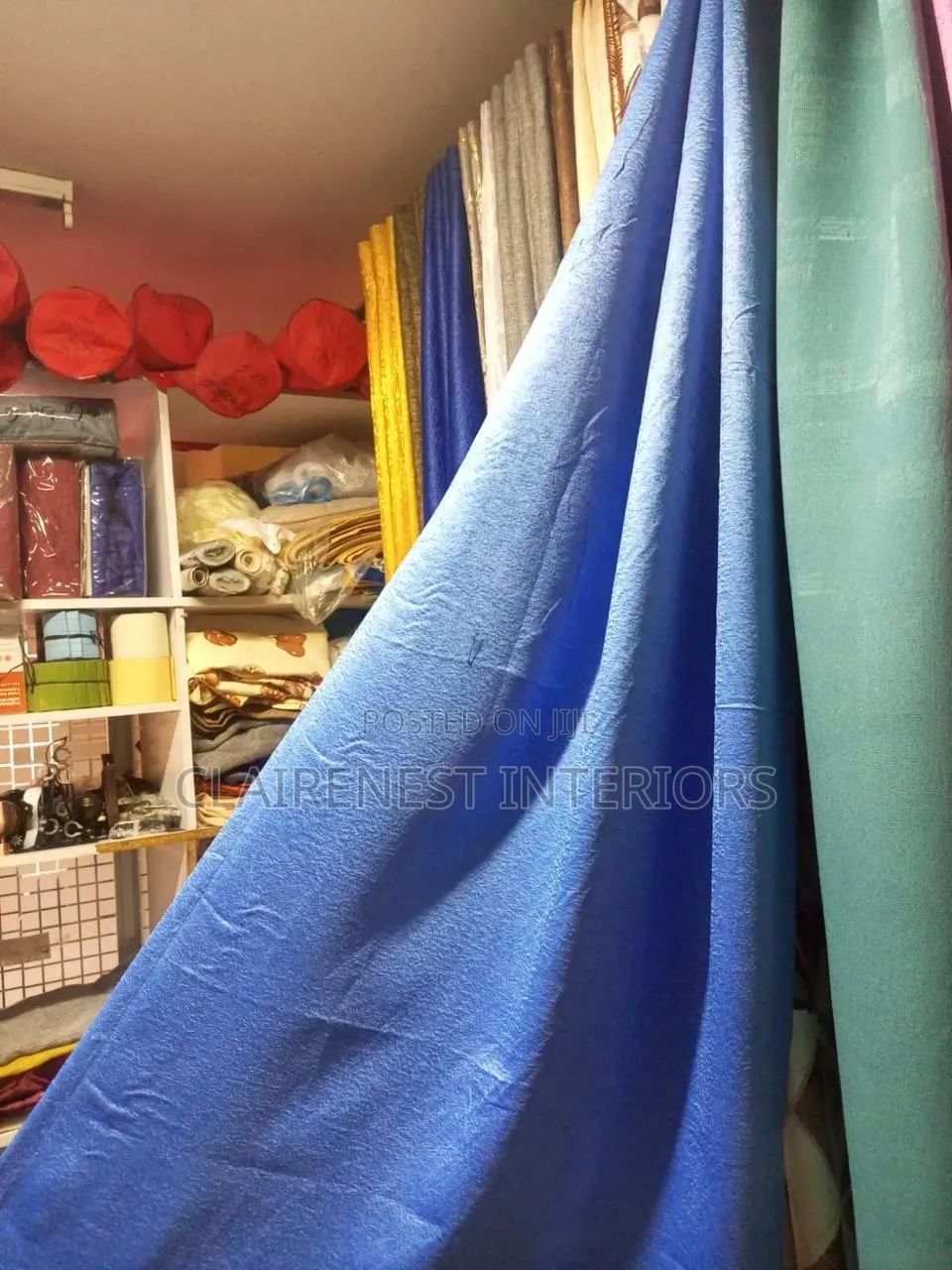 Pink and Light Blue, Soft Plain Curtains That Complete Your Dream Home