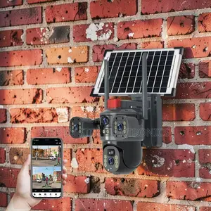 Outdoor Security 20MP 4G PTZ Dual Three Triple Lens Solar Camera