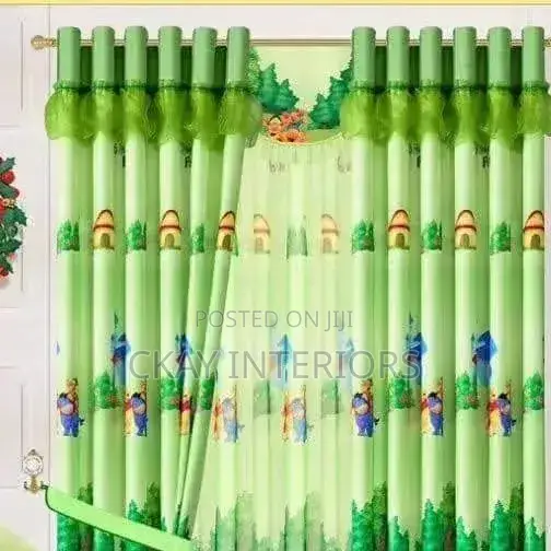 Transform Your Kids Bedrooms With Premium Cartoon Themed Windowcurtain