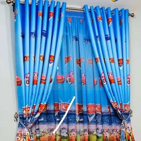 Transform Your Kids Bedrooms With Premium Cartoon Themed Windowcurtain