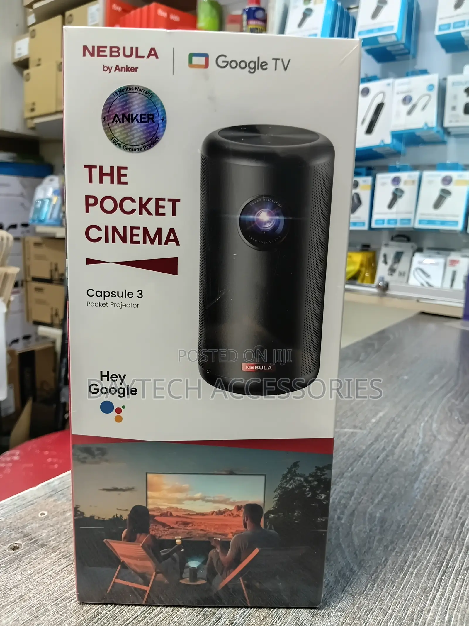 This Is an Anker Nebula Capsule 3 Smart Mini Projector