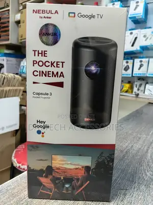 This Is an Anker Nebula Capsule 3 Smart Mini Projector