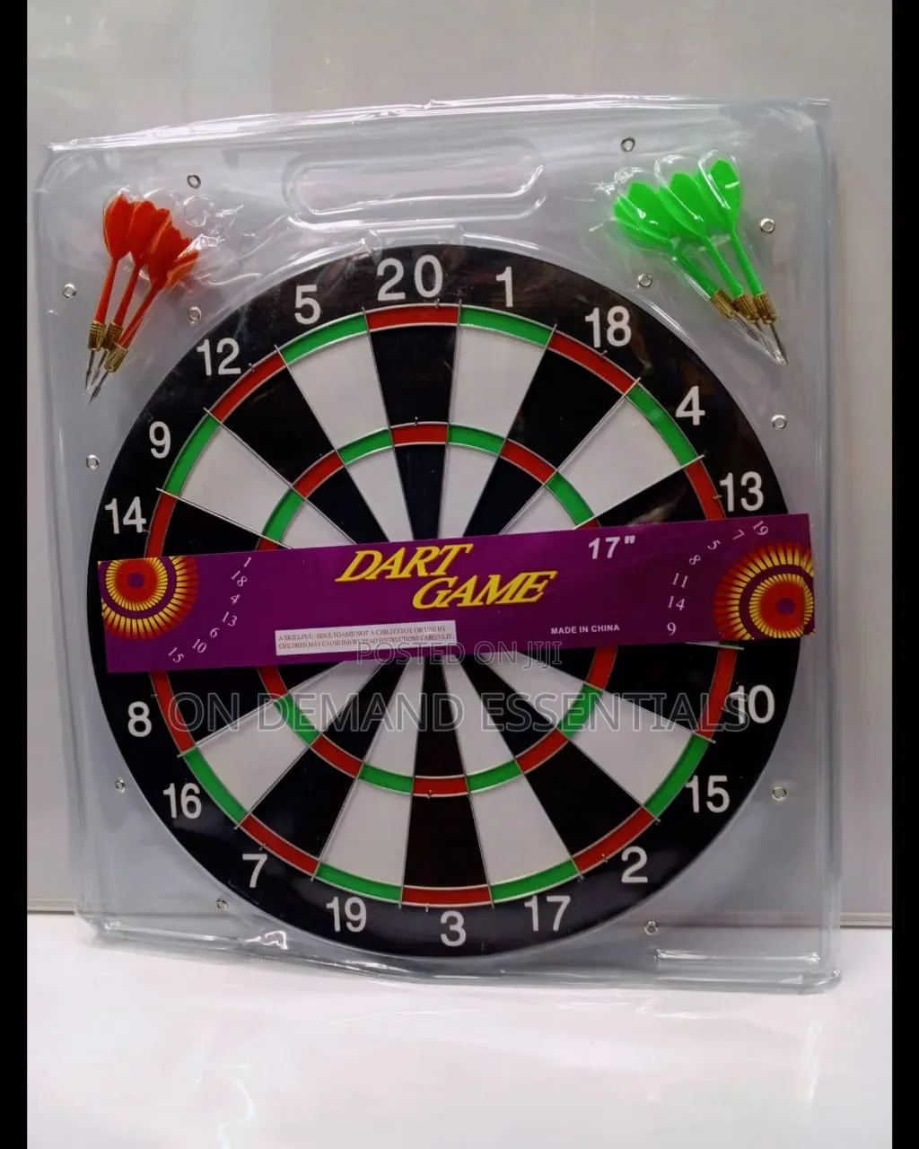 Dart Board Game Size 17-Inch Dartboard