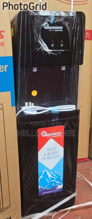 Black Ramtons Hot and Normal Standing Water Dispenser