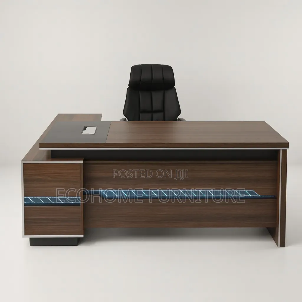 1.6m Modern Executive Office Desk With Side Cabinet