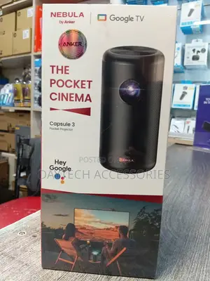NEBULA BY ANKER Capsule 3 300-Lumen Full HD Smart Portable Projector.