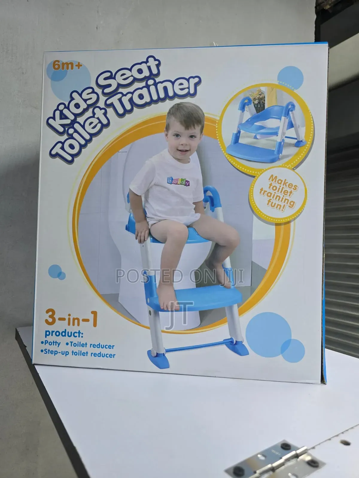 Kids Training Toilet Seat Trainer With PVC Cushion/Soft Pad
