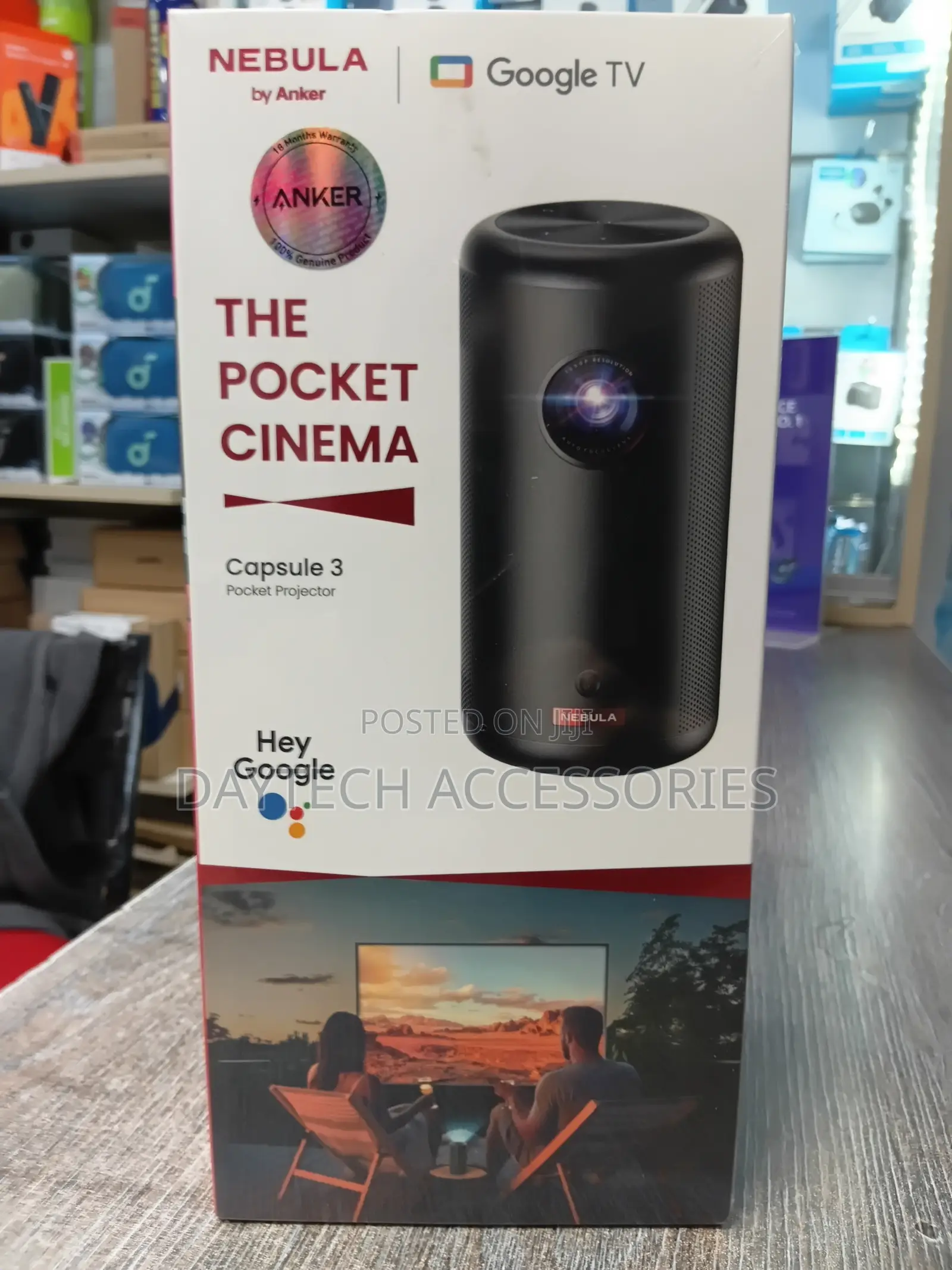 Anker Capsule 3 1080p Full HD Android TV Pocket Projector