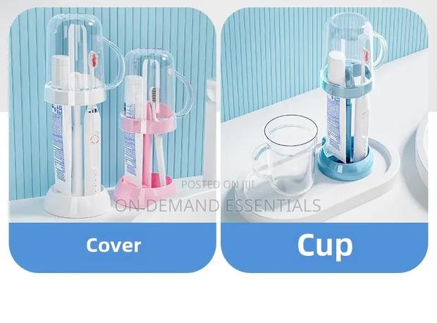 Adjustable Toothbrush Holder With Gargle Cup