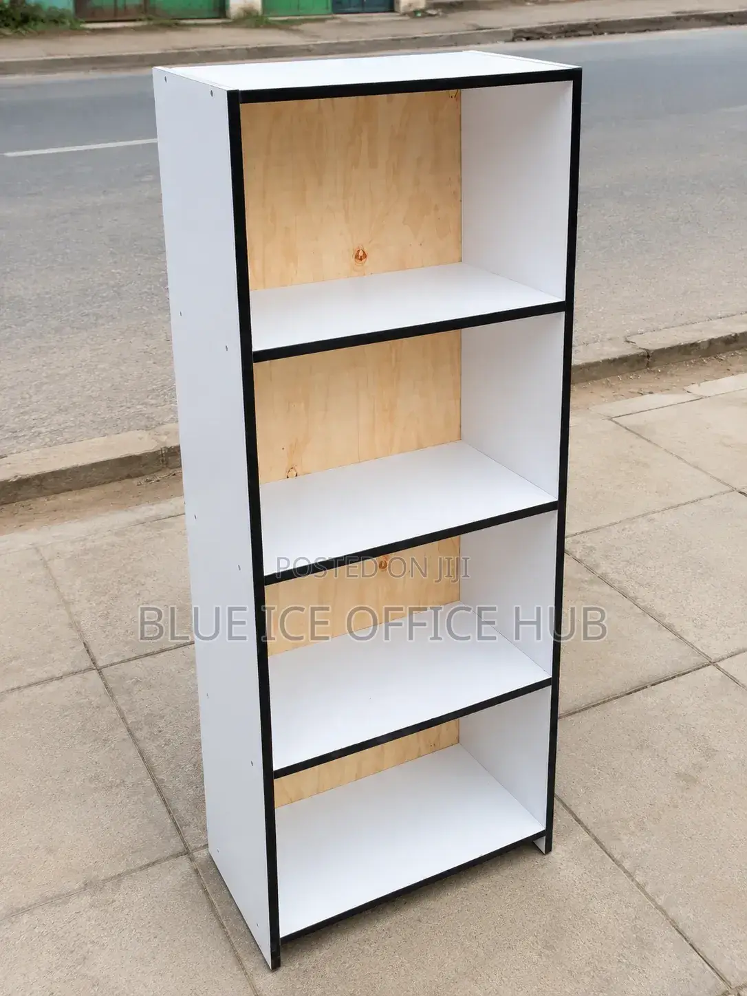 Modern 4-Tier Office Bookshelf