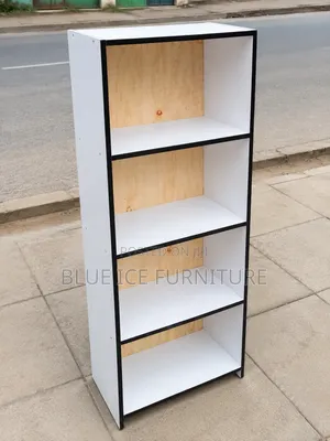 Modern 4-Tier Office Bookshelf