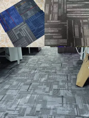 Modern Durable Floor Square Tile Carpets Covering the Whole Floor