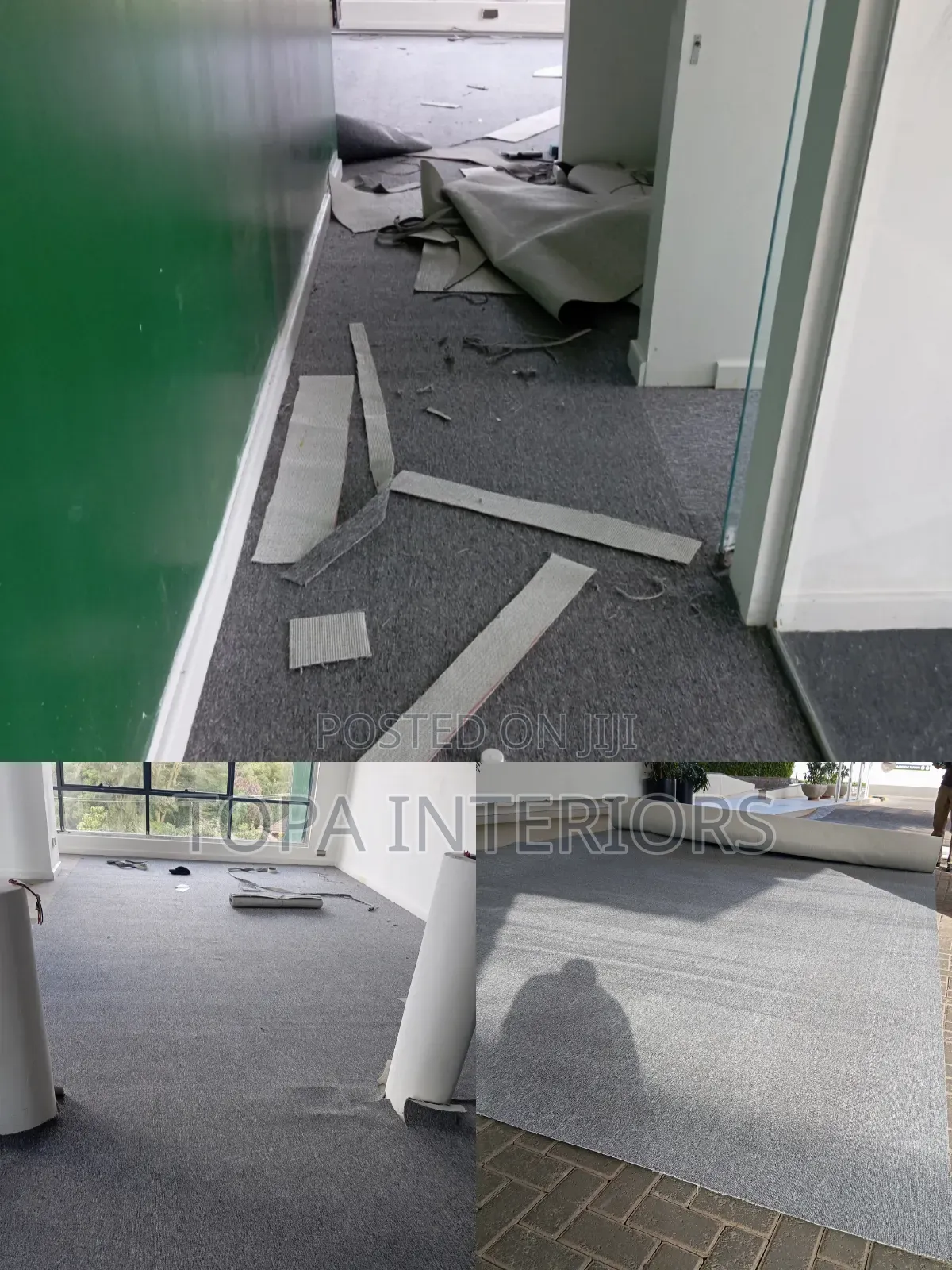 All Corridor Flooring Wall to Wall Carpets Installation