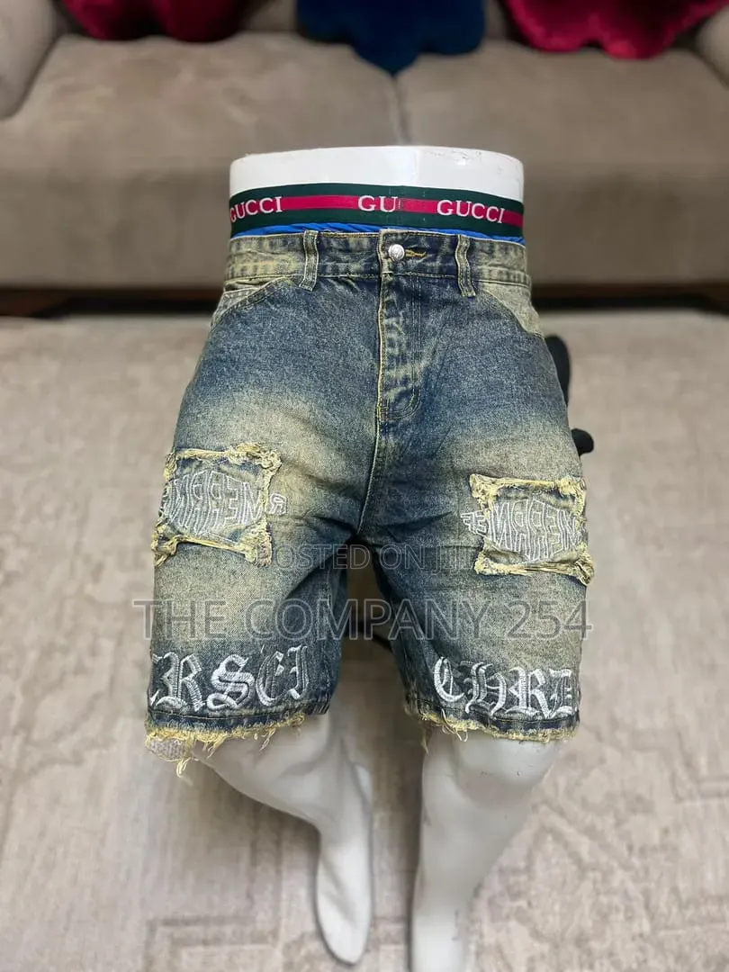 Quality Casual Denim Designer Jeans Shorts Available