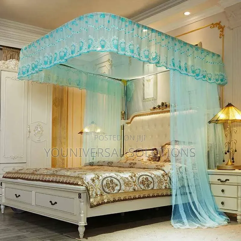 Two Stand Mosquito Net With Sliding Rails