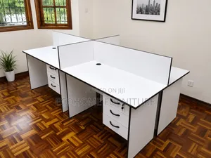 4-Seater Office Workstation | Modular Office Desk | Staff Workstation