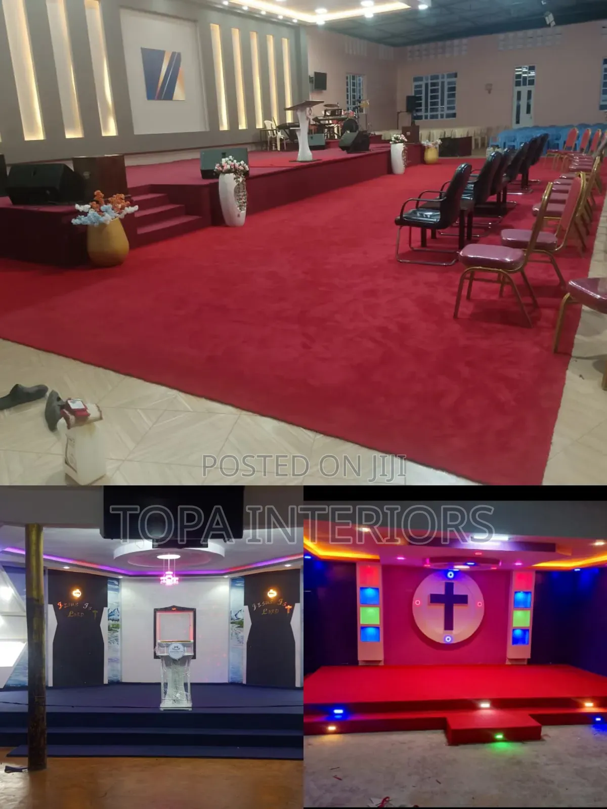 Beautiful Altar Carpets Wall to Wall Flooring Church Area Rugs