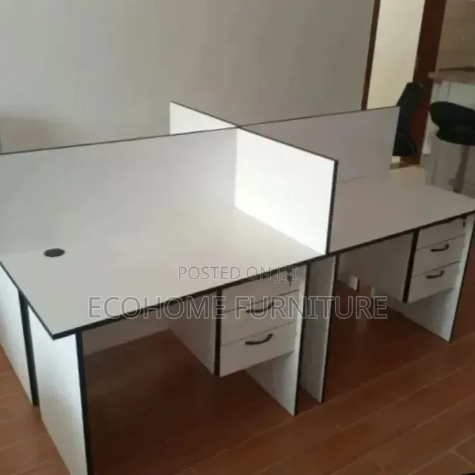 4-Seater Office Workstation | Modular Office Desk | Staff Workstation