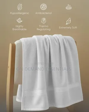 High Quality White Medium Towels