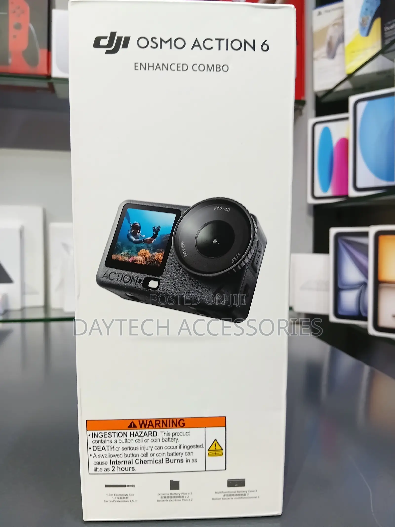 This Is a DJI Osmo Action 6 Enhanced Combo Camera.