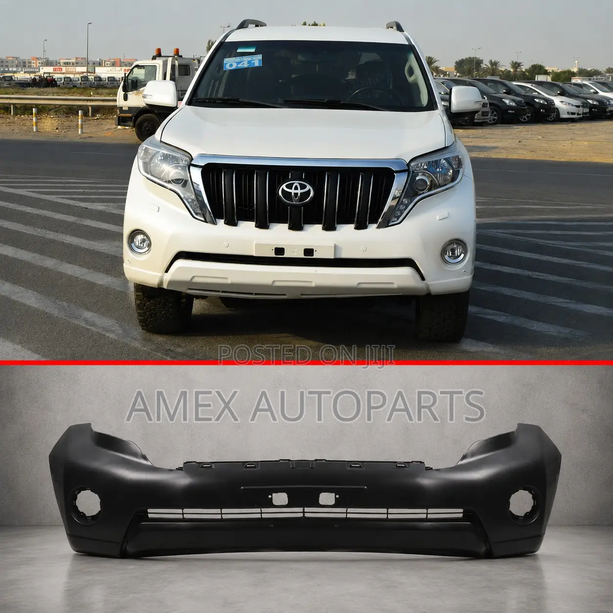 Front Bumper Toyota Land Cruiser Prado FJ150 2014 Onwards