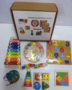 Wooden Montessori Educational Set