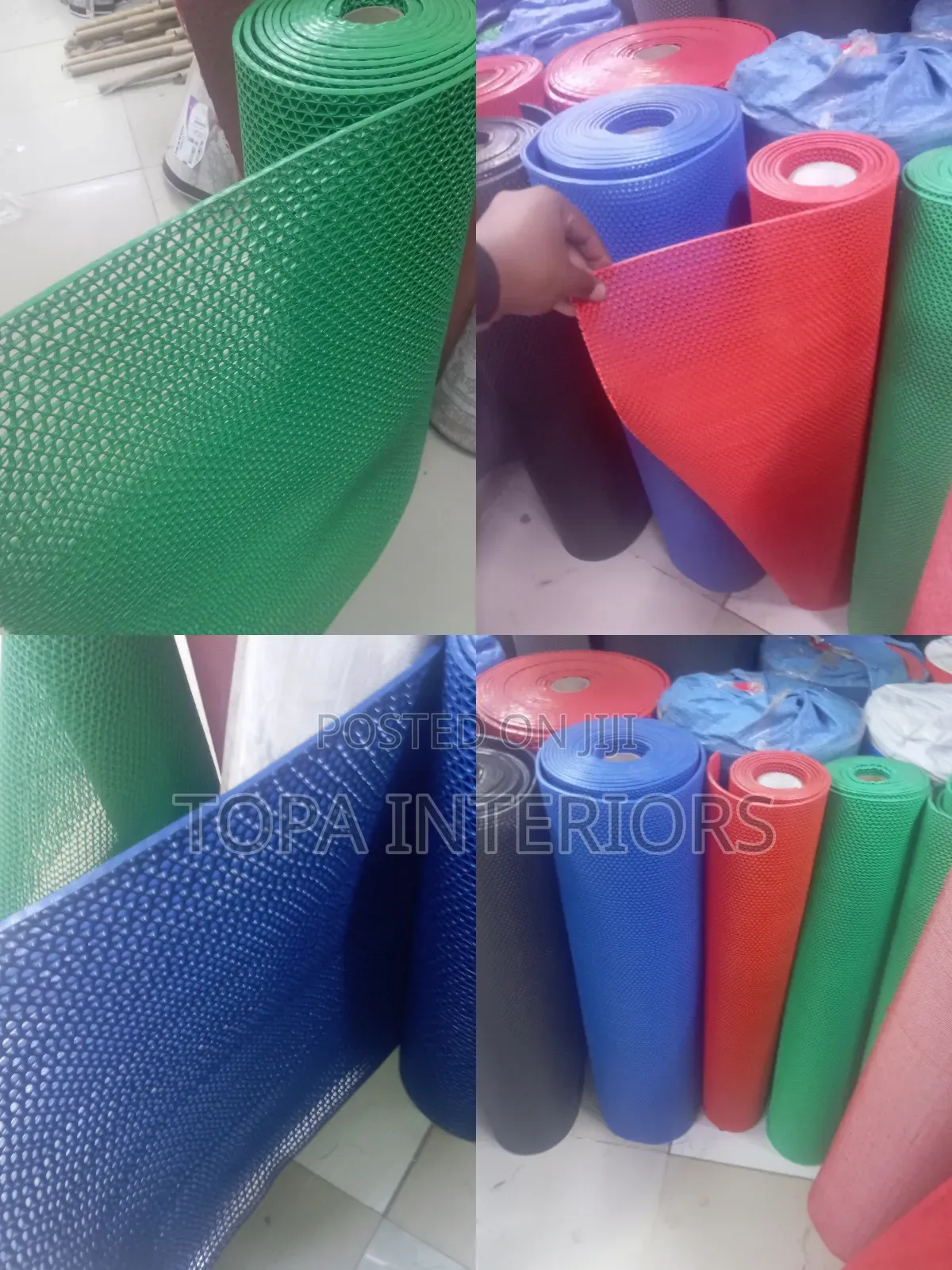 PVC Hollow Antislip Rubber Mats for Slippery Floors