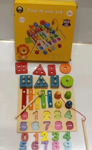 4 in 1 Wooden Montessori