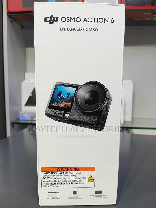 DJI Osmo Action 6 Enhanced Combo Camera in Black. - thumbnail 2
