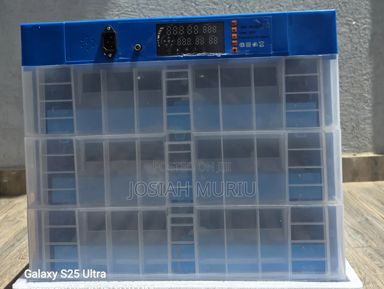 Eggs Incubator AC/DC 128 Eggs