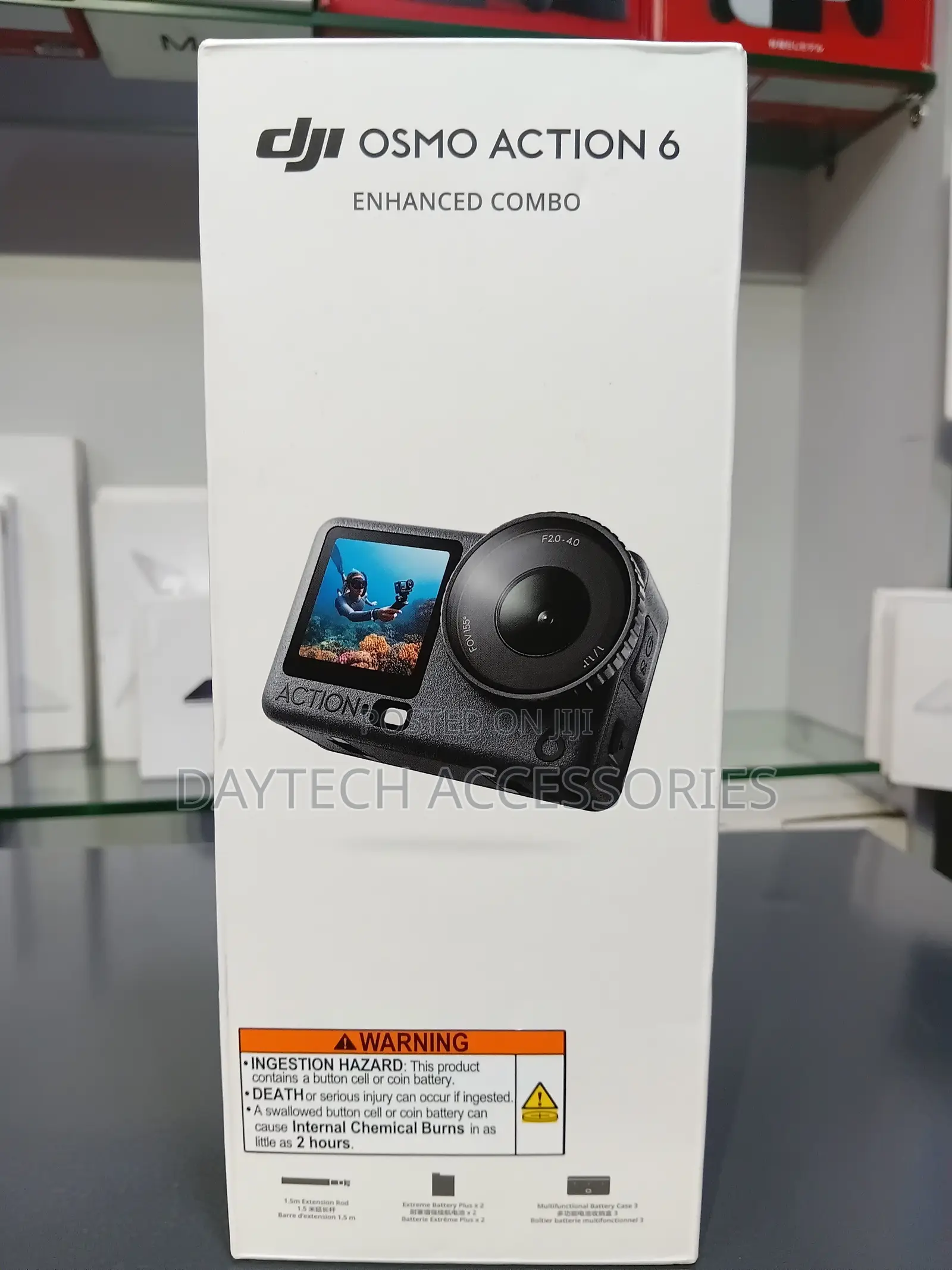 DJI Osmo Action 6 Enhanced Combo Action Camera.