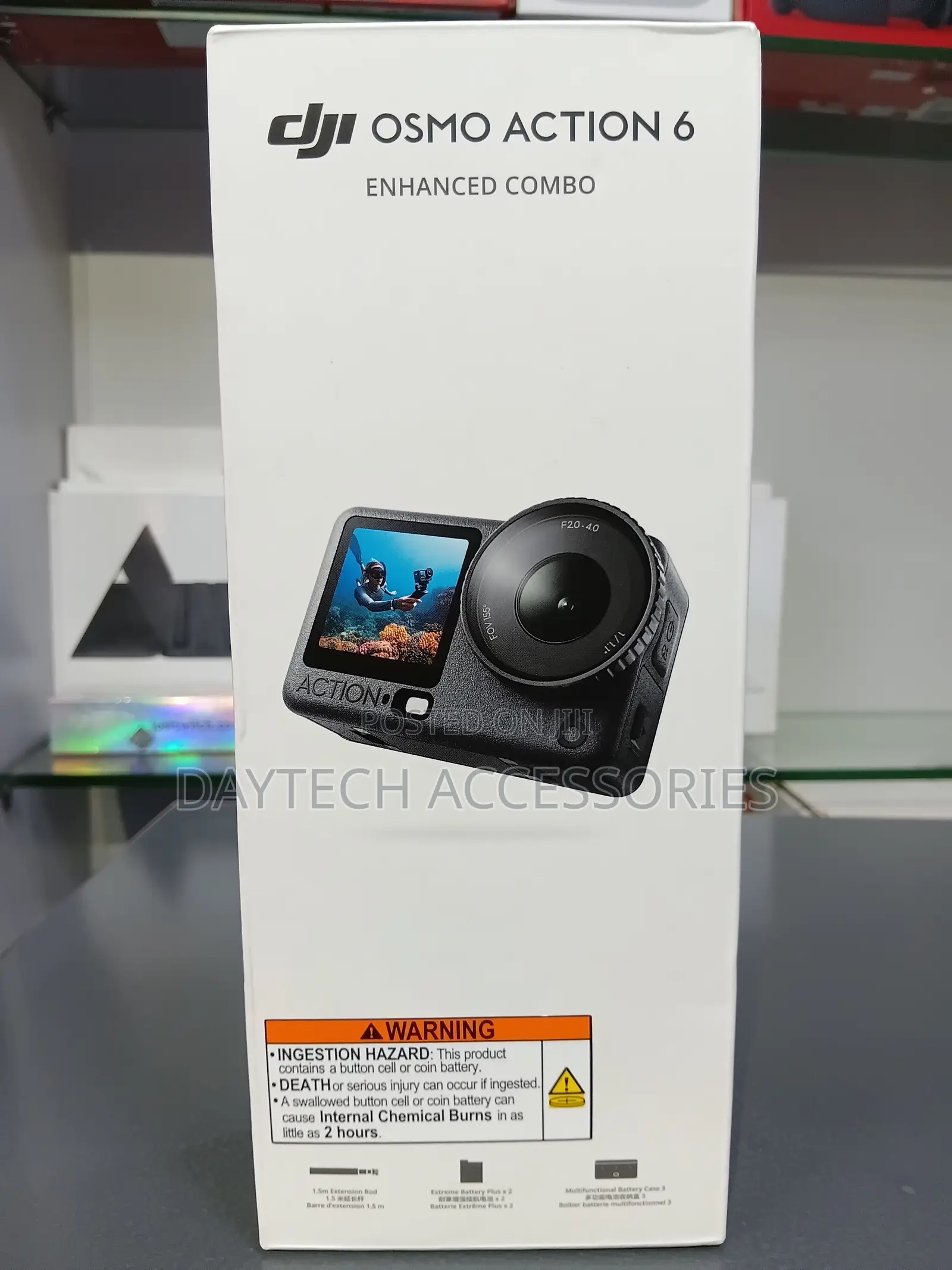 DJI Osmo Action 6 Enhanced Combo Action Camera.