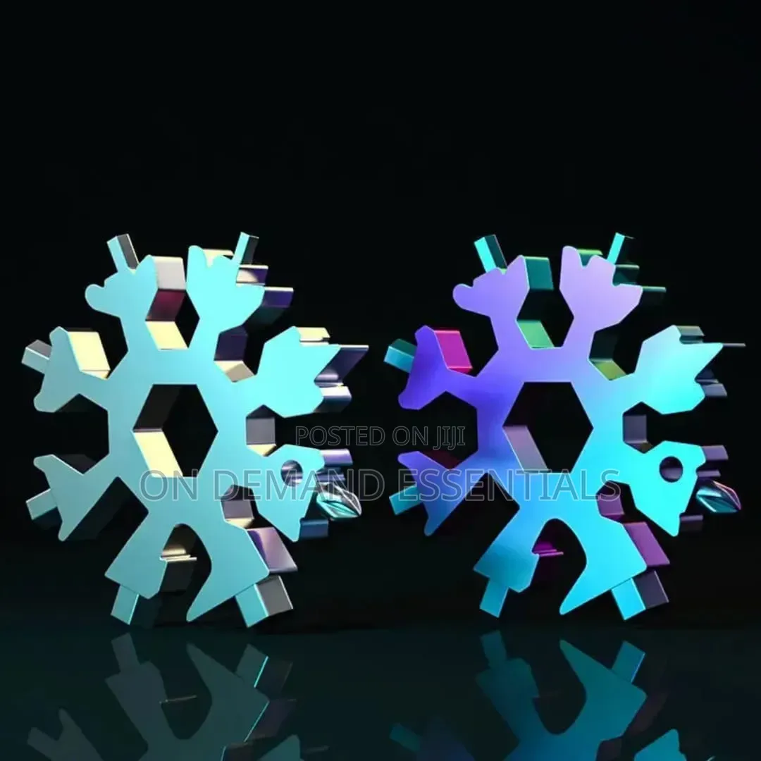 Unique Snowflake Design The 18-in-1 Stainless Steel Multi-Tool