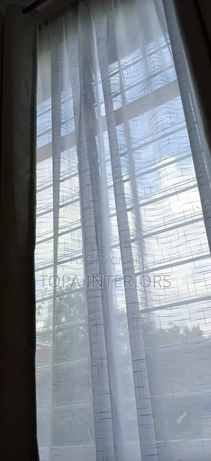 White Sheers for Living Room and Bedroom Transparent Curtains