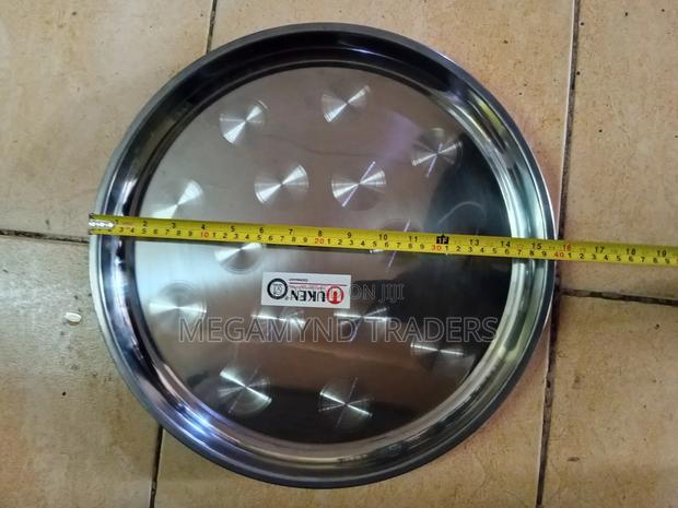 40cm Serving Tray / Stainless Steel Platter - 40cm - thumbnail 2