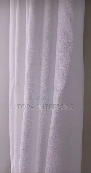 Elegant White Transparent Sheer Curtains for Home Windows and Doors