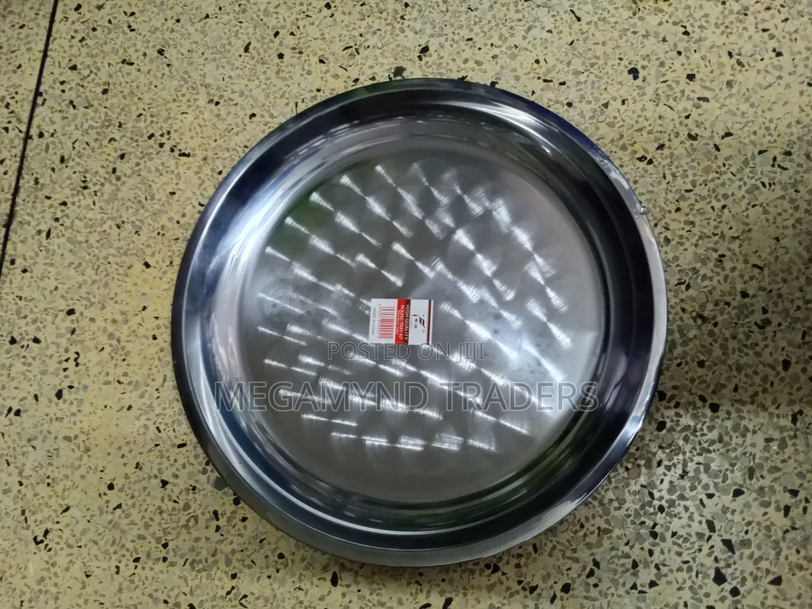 40cm Serving Tray / Stainless Steel Platter - 40cm
