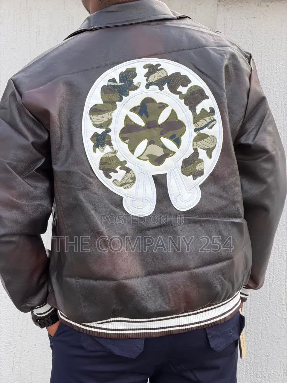 Quality Casual Leather Designer Chrome Heart Unisex Jackets Available