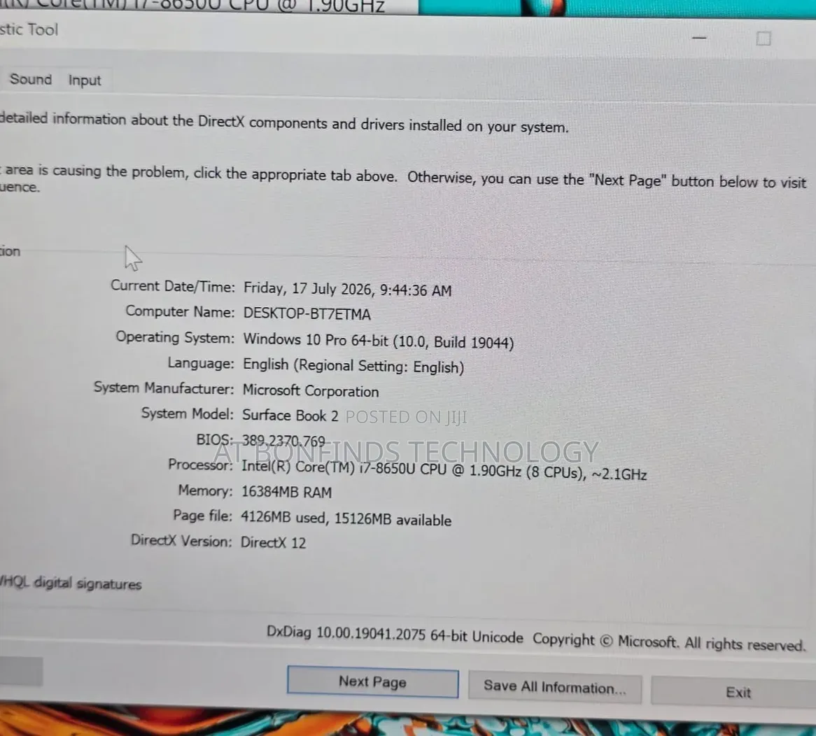 Laptop Microsoft Surface Book 2 16GB Intel Core i7 SSD 512GB