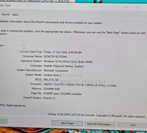 Laptop Microsoft Surface Book 2 16GB Intel Core i7 SSD 512GB