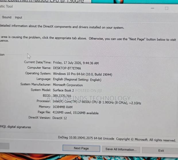 Laptop Microsoft Surface Book 2 16GB Intel Core i7 SSD 512GB - thumbnail 5