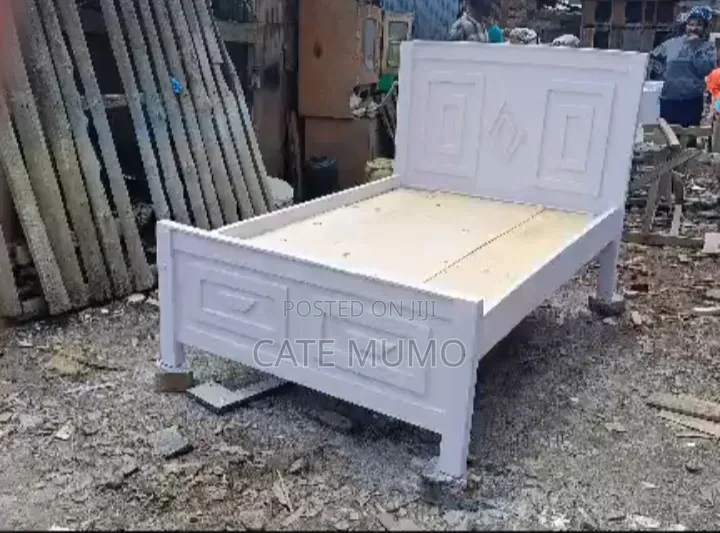 5 by 6 Modern Wooden Bed