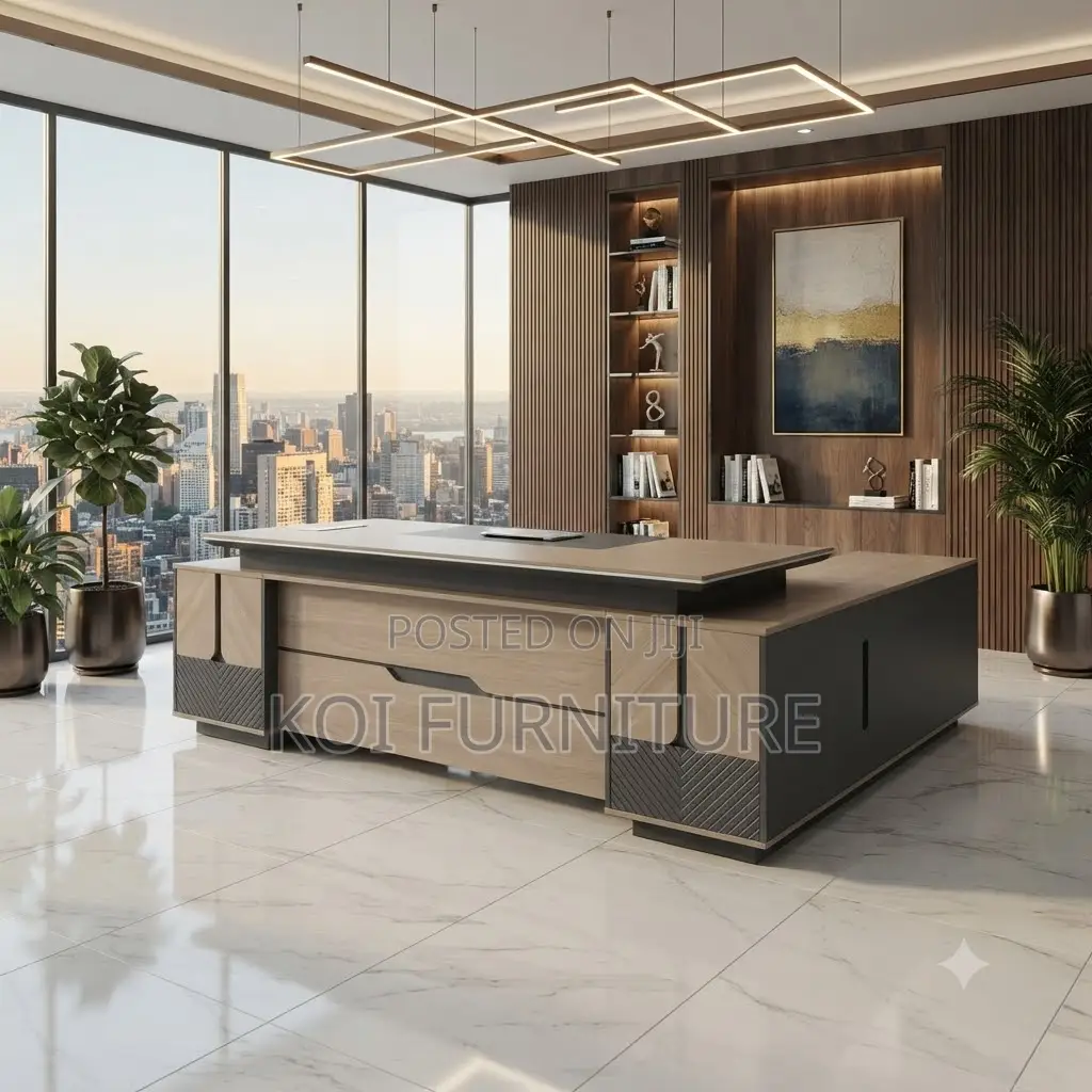 Office Desk; 2.4 Meters Modern Executive Rich Office Desks