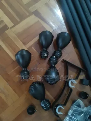 Decorative Finials Curtain Rod Accessory End Flowers