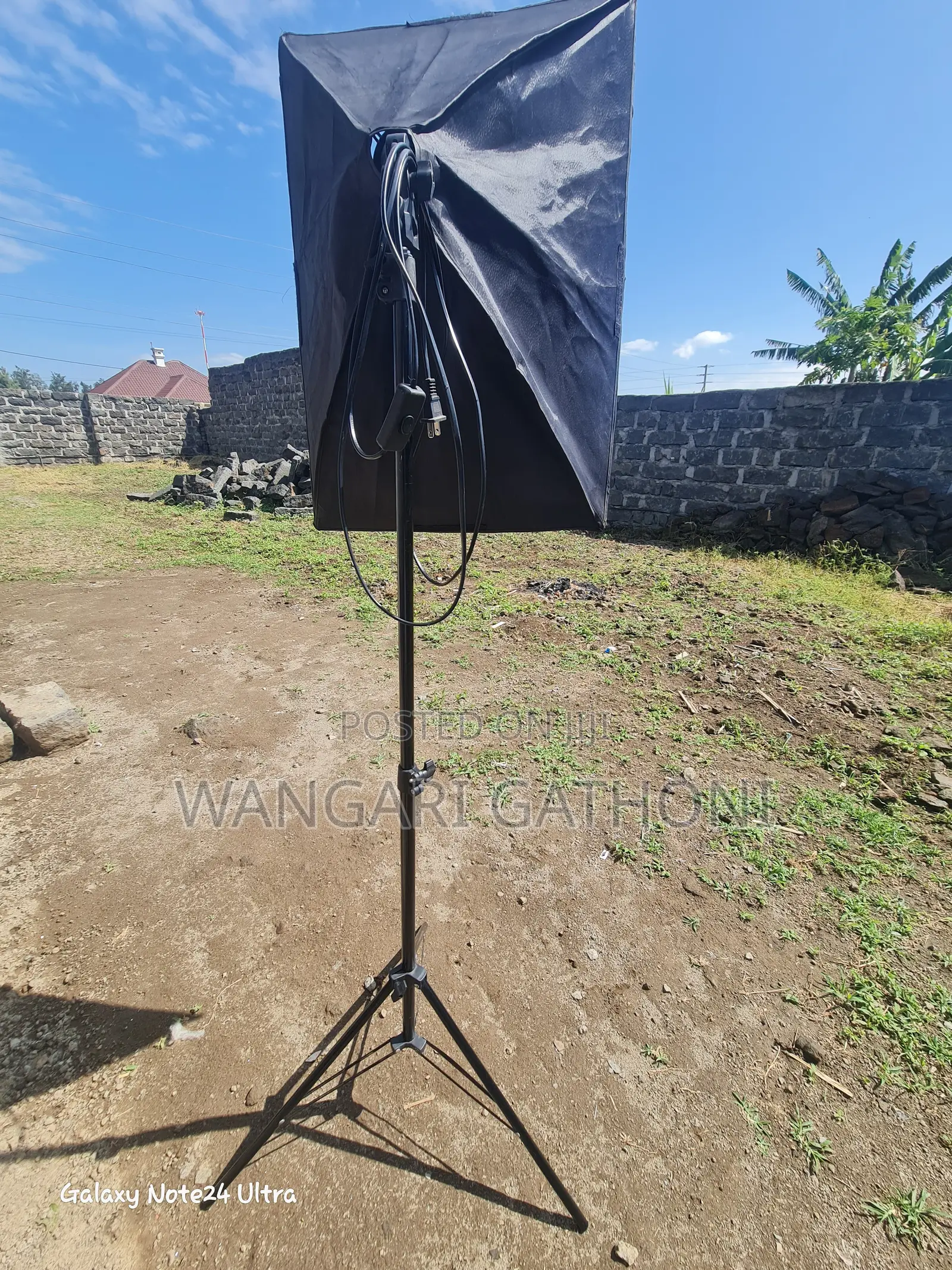 Softbox With Stand and Bulb