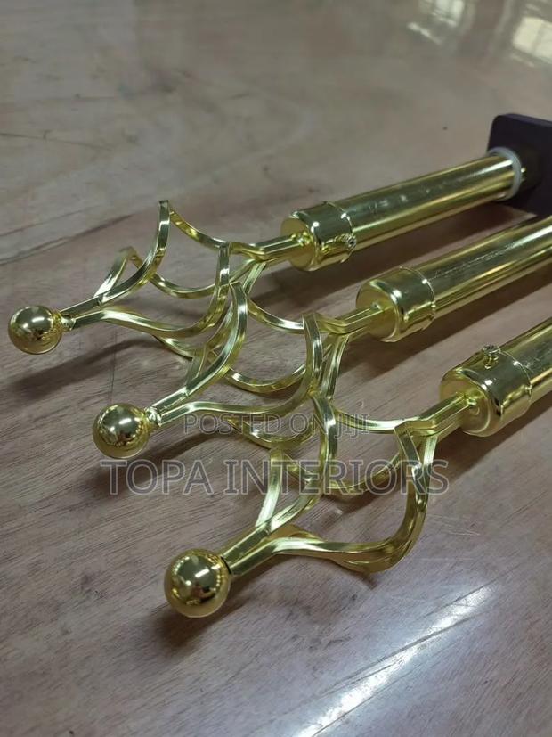 Two Metres Double Adjustable Curtain Rods for Doors and Windows - thumbnail 2