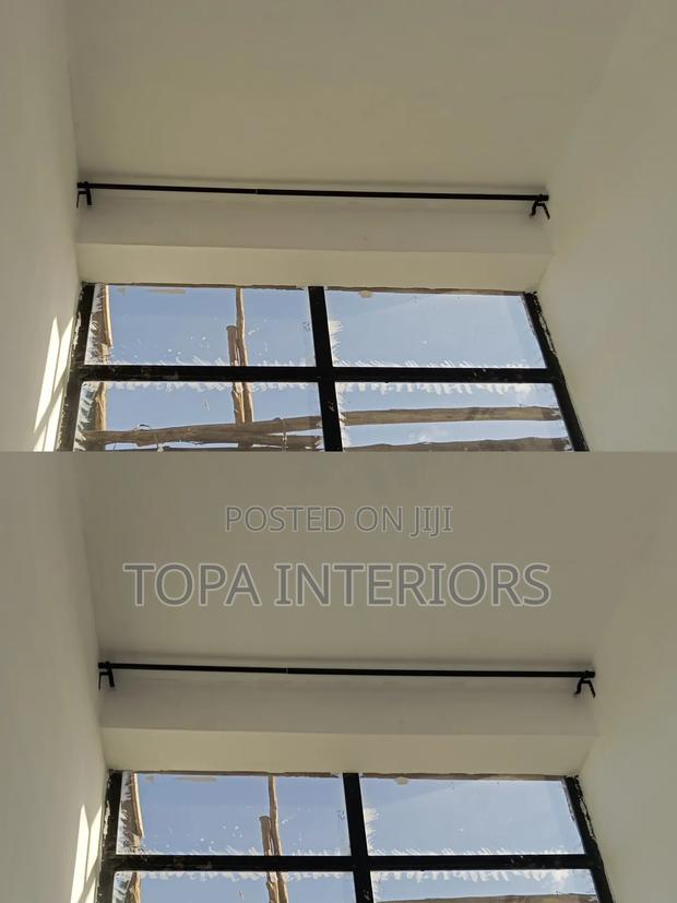 2m Single Door Curtain Rods That Are Adjustable - thumbnail 2