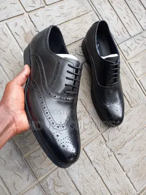 Hugh Quality Billionaire-Wingtip Oxford Shoes